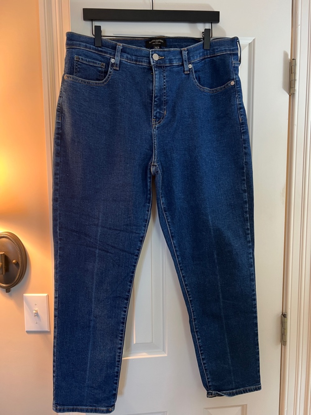 Banana Republic Dark Blue Straight Leg Women's Jeans